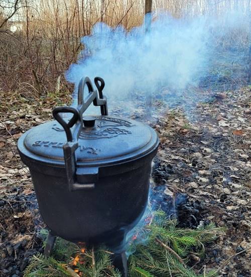 Easy camping meal for minimal cleanup